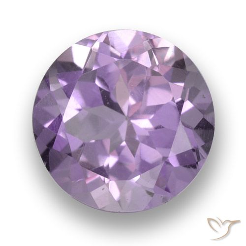 2.54ct Naturale Rosa viola medio Ametista, Rotondo, VVS
