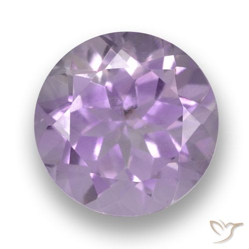3.49ct Naturale Viola chiaro Ametista, Rotondo, VVS