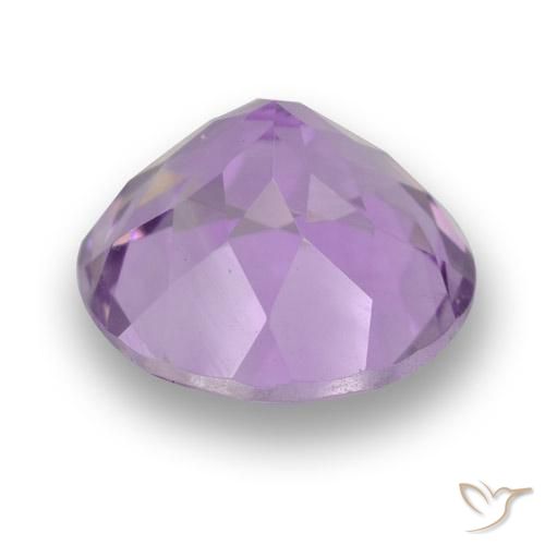 Ametista Viola rosa medio naturale da 3.58 ct, Rotondo, VVS