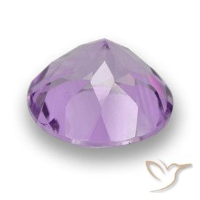 Ametista Viola tendente al rosa naturale da 3.61 ct, Rotondo, VVS
