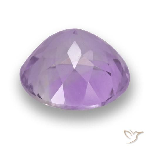 Ametista Viola rosa medio naturale da 3.87 ct, Rotondo, VVS