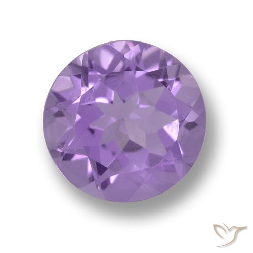 3.35ct Naturale Viola medio Ametista, Rotondo, VVS-VS