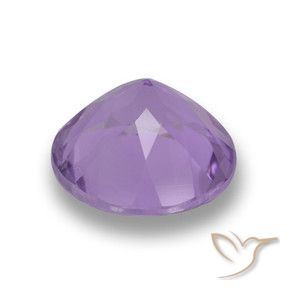 Ametista Viola medio naturale da 3.35 ct, Rotondo, VVS-VS