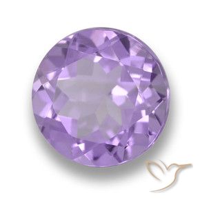 Ametista Viola medio naturale da 2.63 ct, Rotondo, VVS