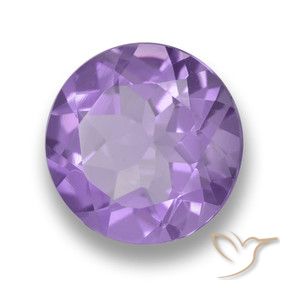Ametista Viola medio naturale da 2.21 ct, Rotondo, VVS