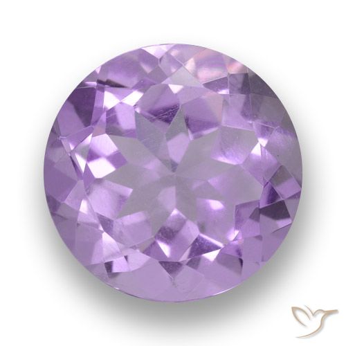 3.71ct Naturale Rosa viola medio Ametista, Rotondo, VVS-VS