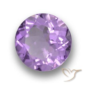 Ametista Viola medio naturale da 4.12 ct, Rotondo, VVS-VS