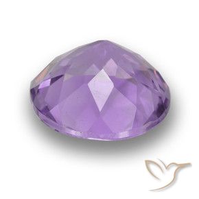 Ametista Viola medio naturale da 4.12 ct, Rotondo, VVS-VS