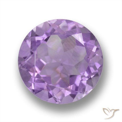 4.41ct Naturale Viola medio Ametista, Rotondo, VVS-VS
