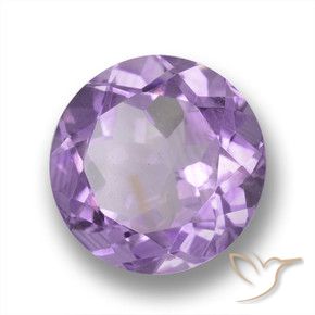 Ametista Viola medio naturale da 4.41 ct, Rotondo, VVS-VS