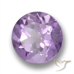 Ametista Viola medio naturale da 4.58 ct, Rotondo, VVS-VS
