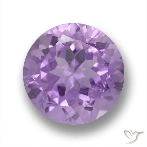 4.38ct Naturale Viola medio Ametista, Rotondo, VVS-VS