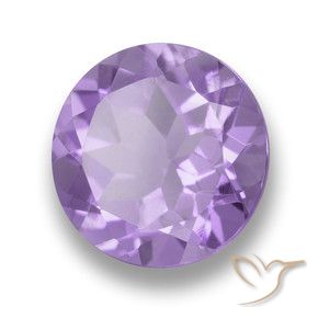 Ametista Viola medio naturale da 4.37 ct, Rotondo, VVS-VS