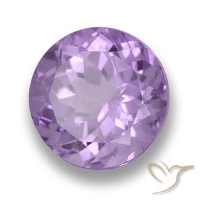 Ametista Viola medio naturale da 4.83 ct, Rotondo, VVS-VS