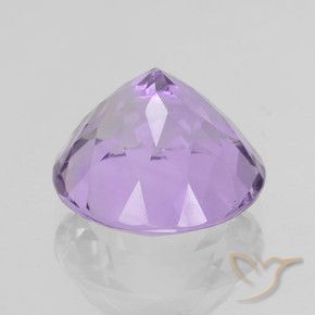 Ametista Viola medio naturale da 4.38 ct, Rotondo, VVS-VS