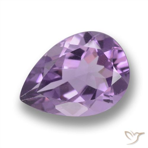 4.35ct Naturale Magenta intenso Ametista, Forma a pera, VVS