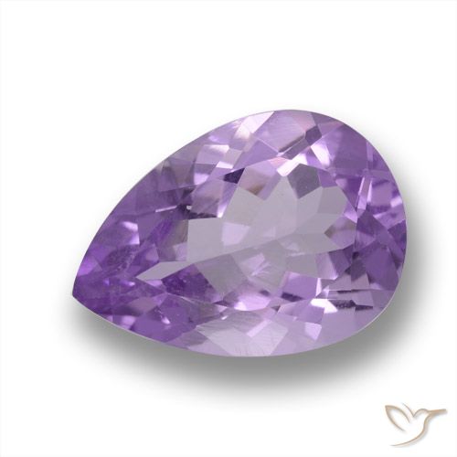 4.69ct Naturale Viola scuro Ametista, Forma a pera, VVS