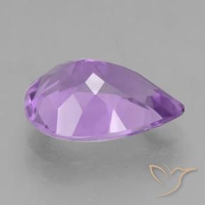 Ametista violaceo naturale da 4.40 ct, Forma a pera, VVS