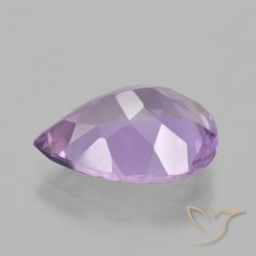 Ametista Deep Iris Violetta naturale da 4.42 ct, Forma a pera, VVS