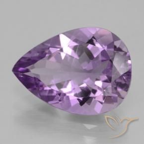 Ametista Iris Violetta naturale da 4.05 ct, Forma a pera, VVS-VS