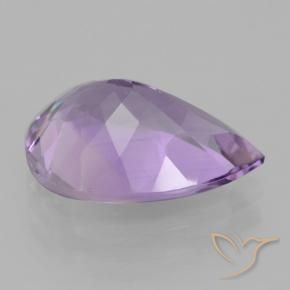 Ametista Iris Violetta naturale da 4.05 ct, Forma a pera, VVS-VS
