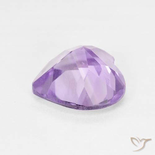 Ametista Viola scuro naturale da 2.85 ct, Cuore, VS