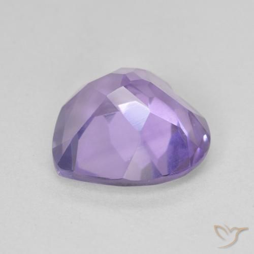Ametista Viola medio naturale da 3.02 ct, Cuore, VS