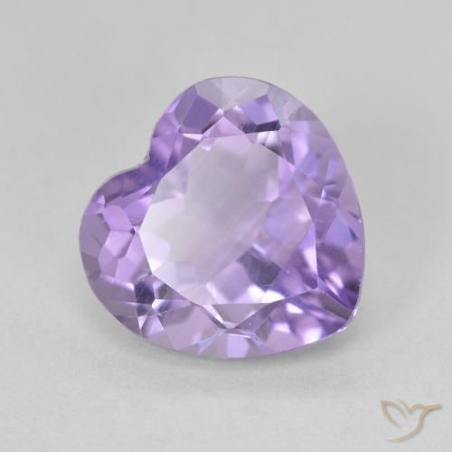 3.03ct Naturale Viola medio Ametista, Cuore, VS
