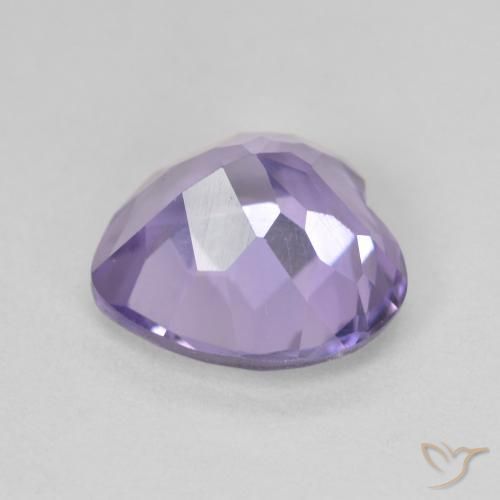 Ametista Viola medio naturale da 3.03 ct, Cuore, VS