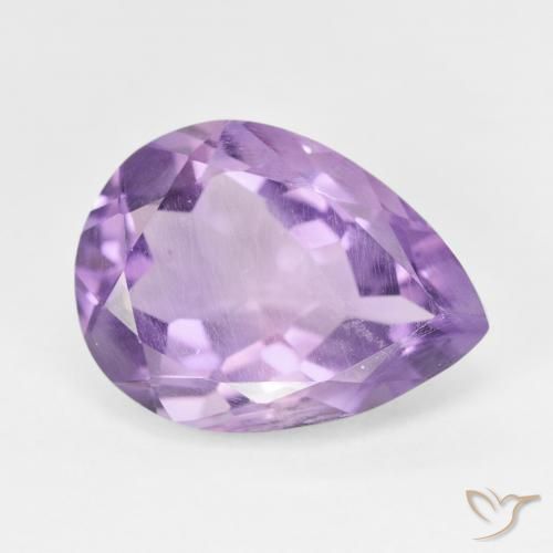 7.26ct Naturale Iris Violetta Ametista, Forma a pera, VS