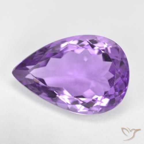 4.63ct Naturale Viola scuro Ametista, Forma a pera, VVS-VS