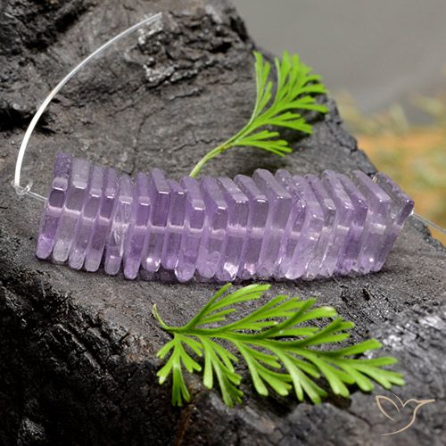 14.64ctw Naturale Viola rosato chiaro Ametista, Quadrato, Trasparente