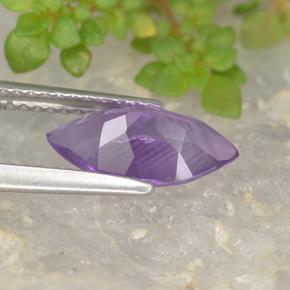 Ametista Viola naturale da 1.44 ct, Taglio marquise, VS