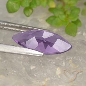 Ametista Iris Violetta naturale da 1.36 ct, Taglio marquise, VS