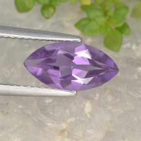 Ametista Viola tendente al rosa naturale da 1.66 ct, Taglio marquise, VS