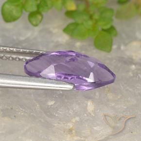 Ametista violaceo naturale da 1.86 ct, Taglio marquise, VS