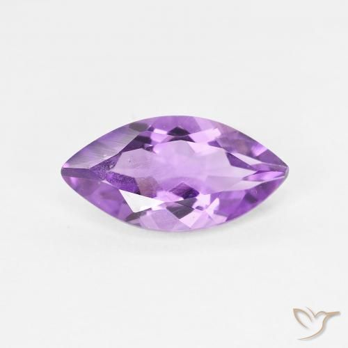 1.56ct Naturale Viola medio Ametista, Taglio marquise, VS
