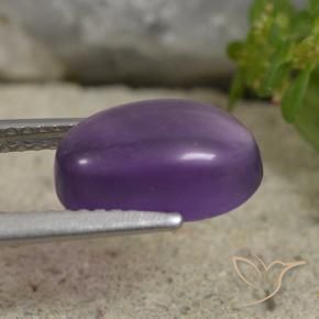 Ametista Viola medio naturale da 2.77 ct, Ovale, Trasparente
