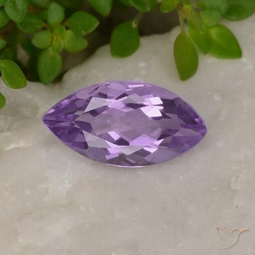 1.85ct Naturale Viola medio Ametista, Taglio marquise, VS