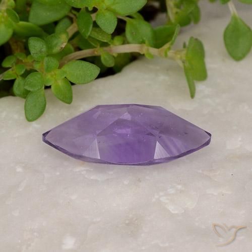 Ametista Violetto rosato naturale da 1.48 ct, Taglio marquise, VS