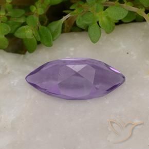 Ametista Viola medio naturale da 1.52 ct, Taglio marquise, VS