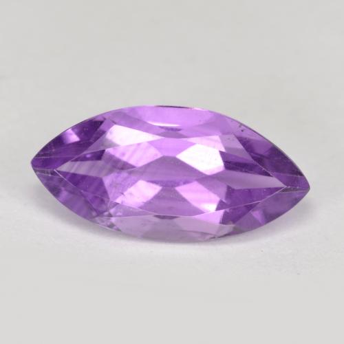 Ametista Viola violaceo intenso naturale da 1.87 ct, Taglio marquise, VS