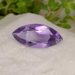 Ametista naturale viola da 1,43 ct, marchesa, VS