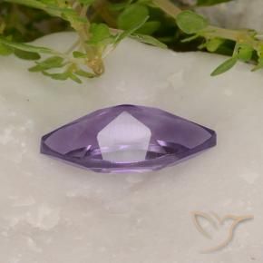 Ametista Viola medio naturale da 1.58 ct, Taglio marquise, VS