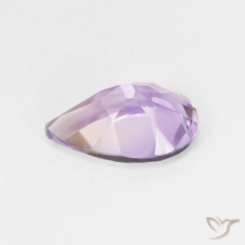 Ametista Deep Iris Violetta naturale da 1.63 ct, Forma a pera, VVS-VS