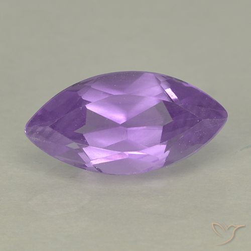 1.78ct Naturale Viola tendente al rosa Ametista, Taglio marquise, VS