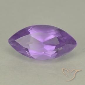 Ametista Viola tendente al rosa naturale da 1.78 ct, Taglio marquise, VS