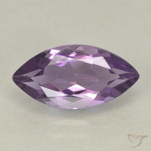 1.62ct Naturale Viola medio Ametista, Taglio marquise, VS