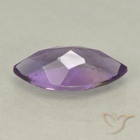 Ametista Viola medio naturale da 1.62 ct, Taglio marquise, VS