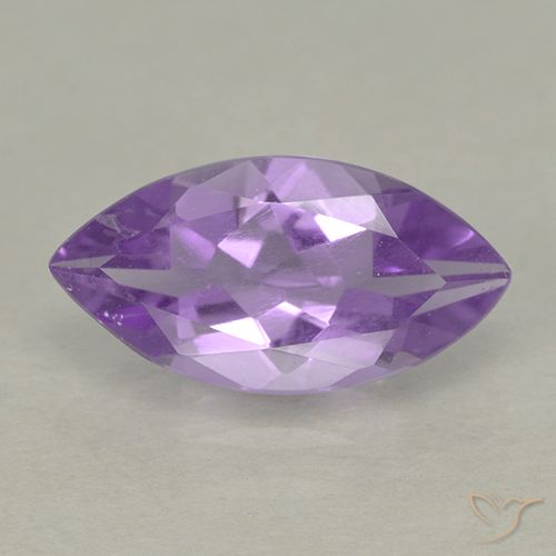 1.49ct Naturale Viola violaceo medio Ametista, Taglio marquise, VS